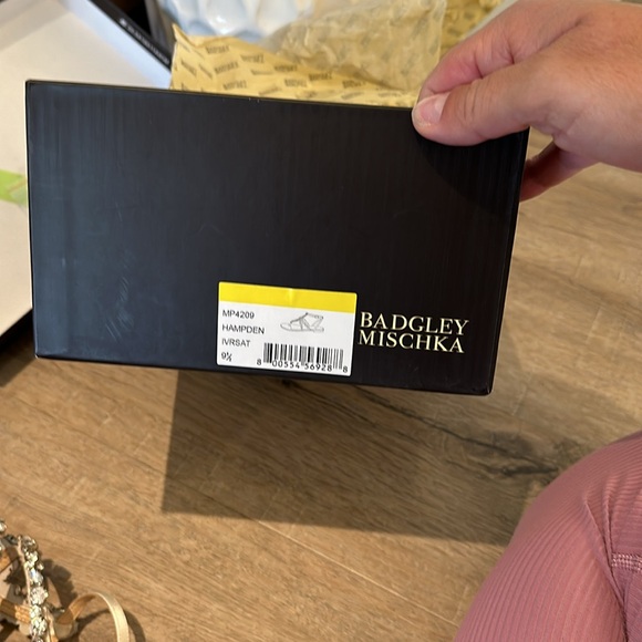 Badgley Mischka jeweled flats - Picture 3 of 3